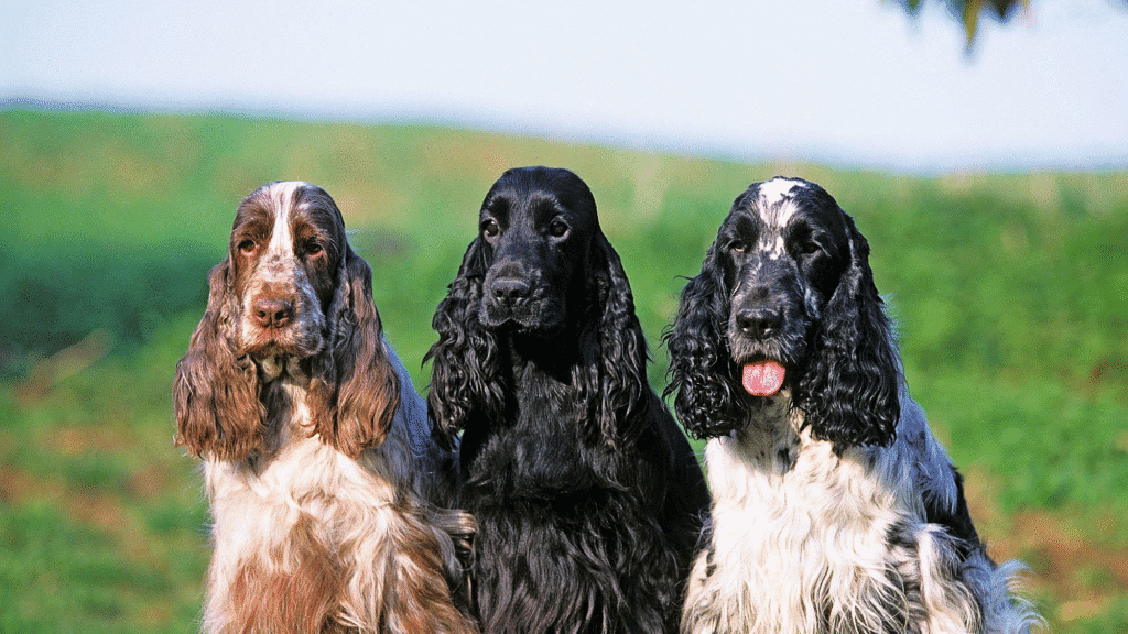 Cocker Spaniel é fofo deitado ao lado do tutor, demonstrando carinho intenso