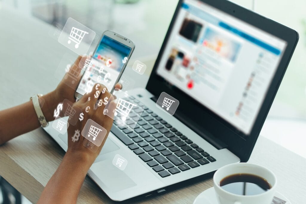 Pix ou boleto sendo pensado qual a melhor opção por uma consumidora durante uma compra online